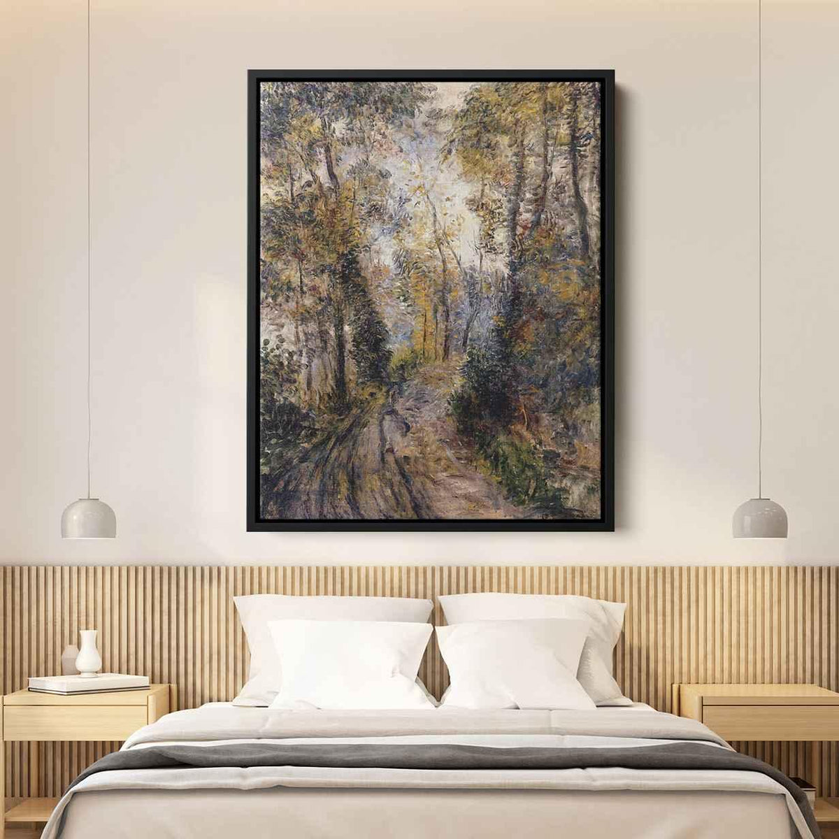 The Path through the Forestby Pierre-Auguste Renoir Canvas Print