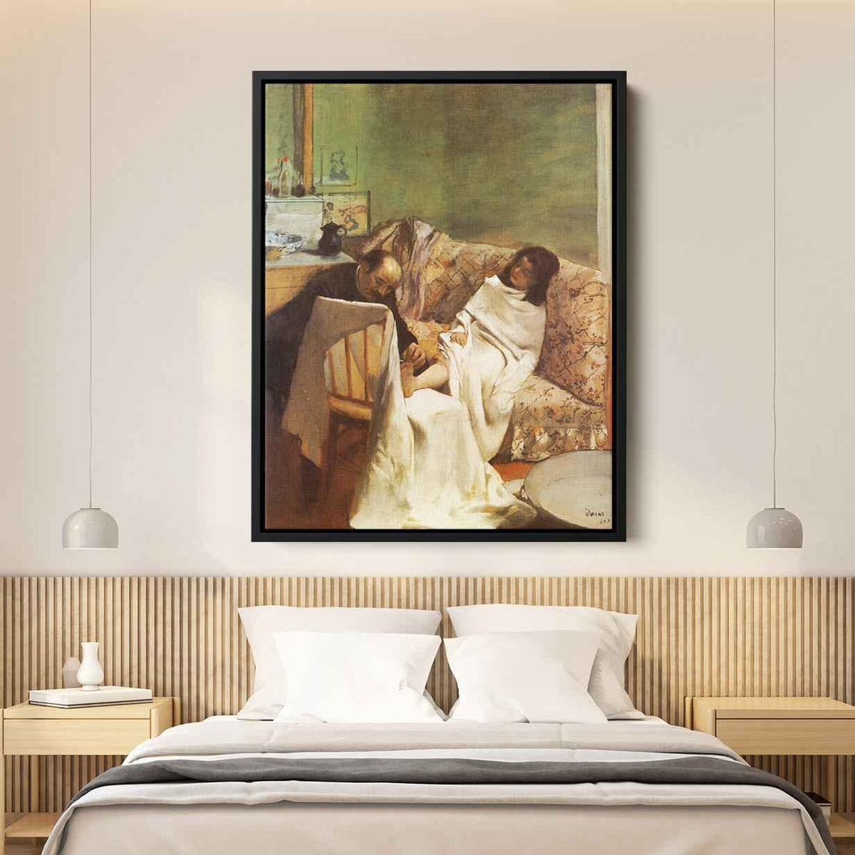 The Pedicureby Edgar Degas Canvas Print