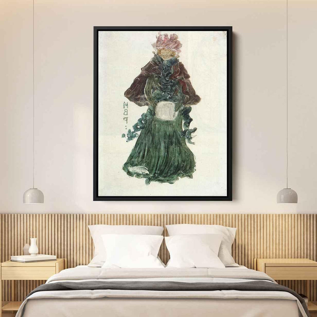 The Red Capeby Maurice Prendergast Canvas Print