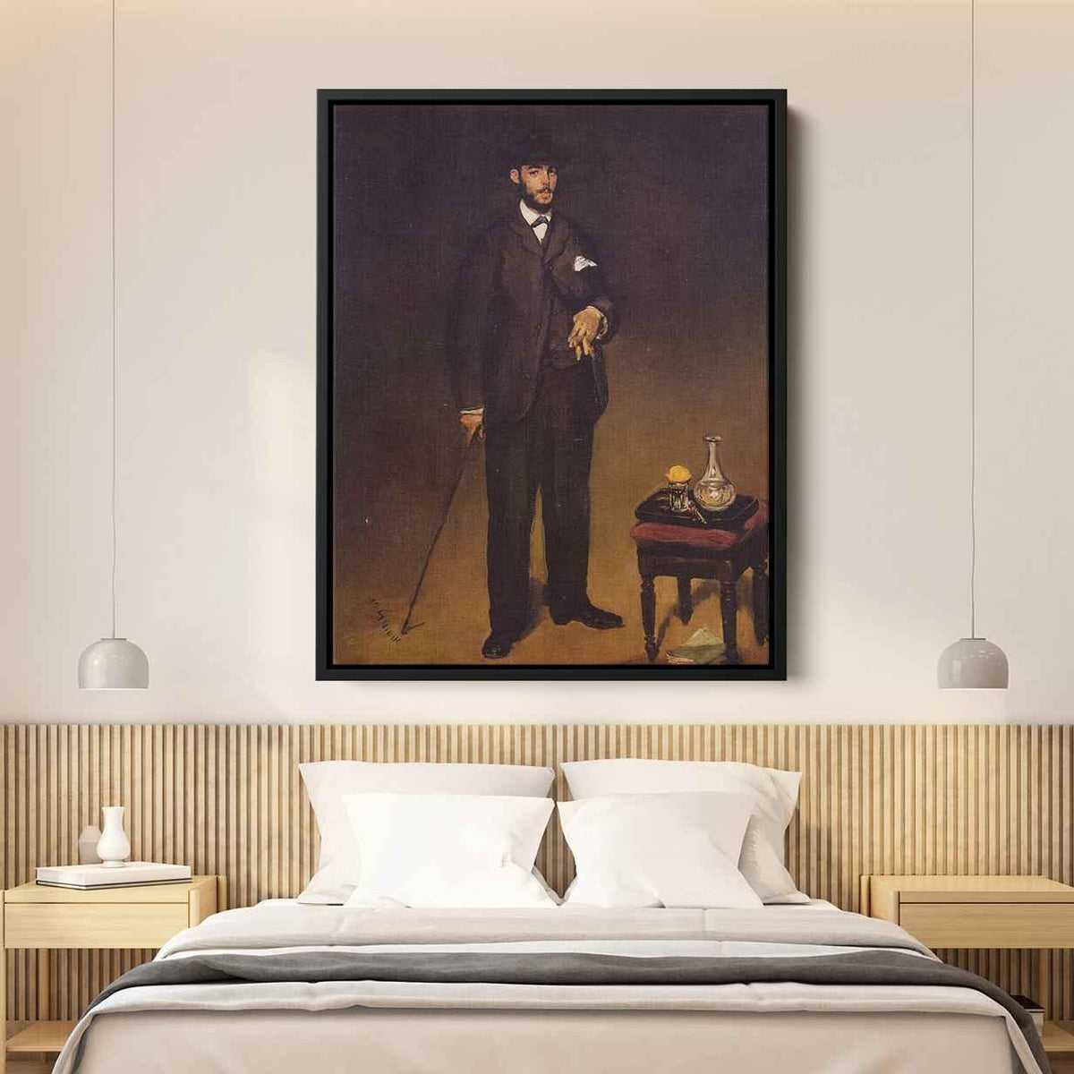 Theodore Duretby Edouard Manet Canvas Print
