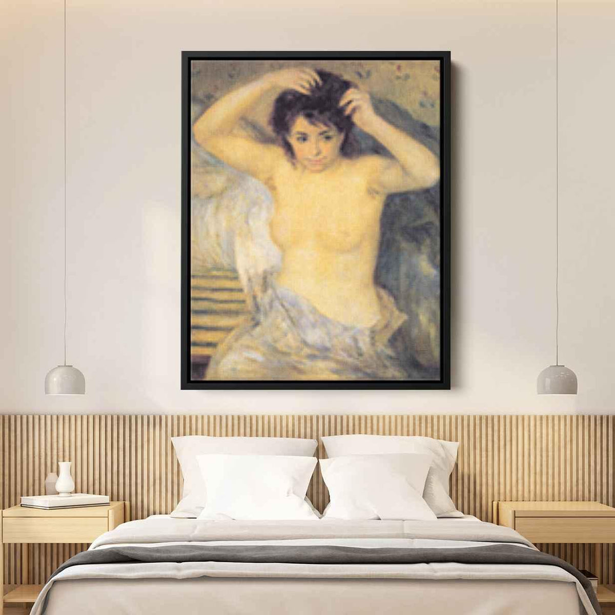 Torso Before the Bathby Pierre-Auguste Renoir Canvas Print