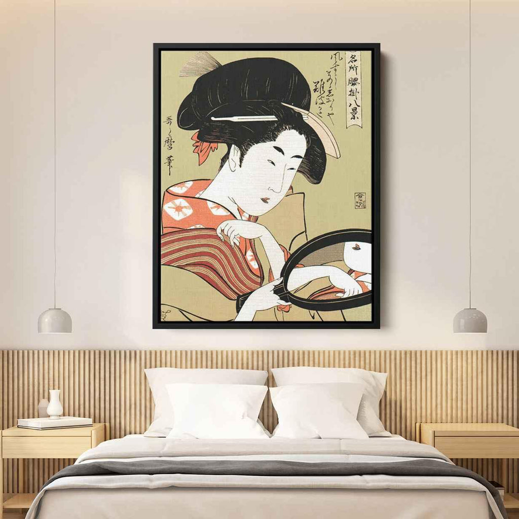 Utamaro Okita Canvas Print