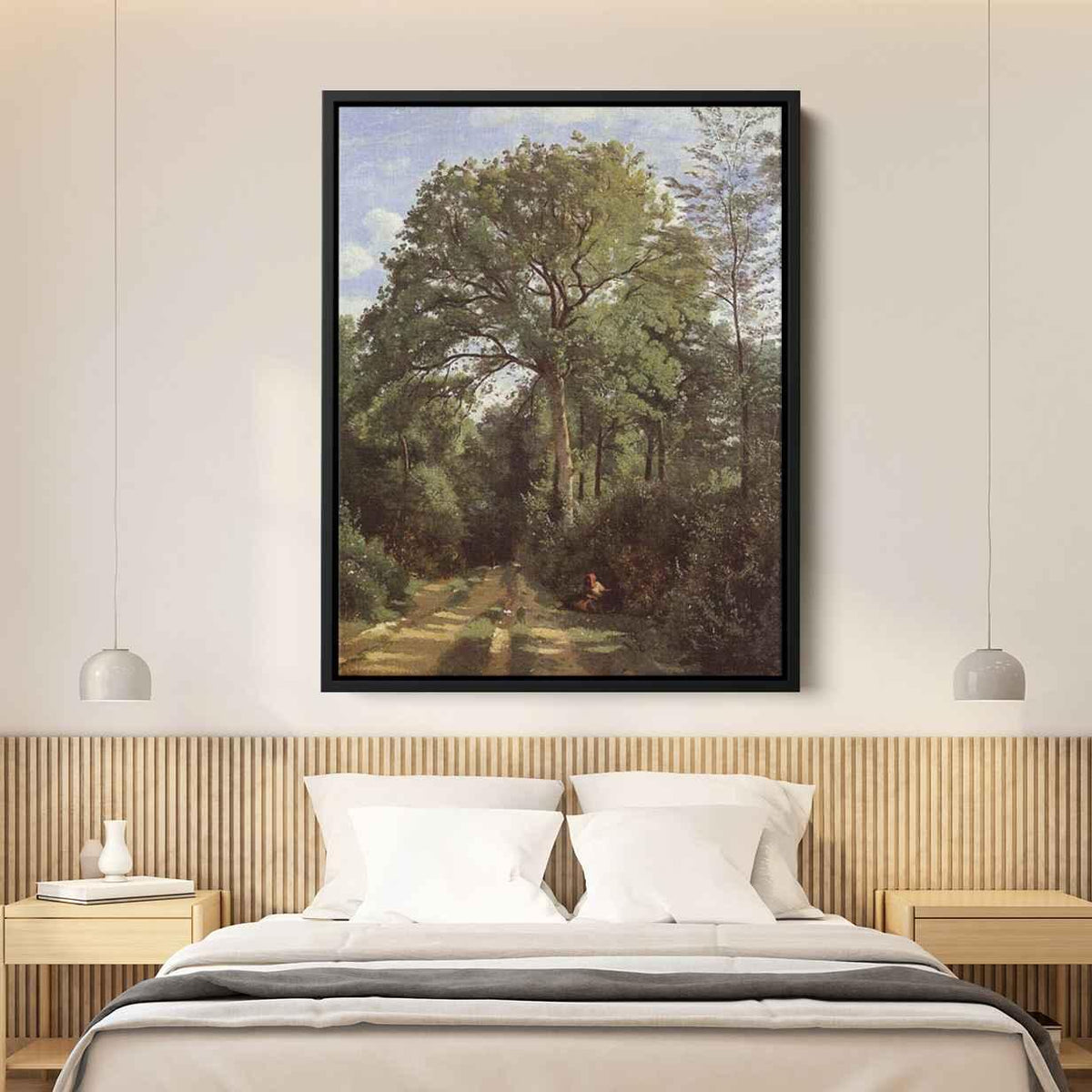 Island of San Bartolommeoby Camille Corot Canvas Print