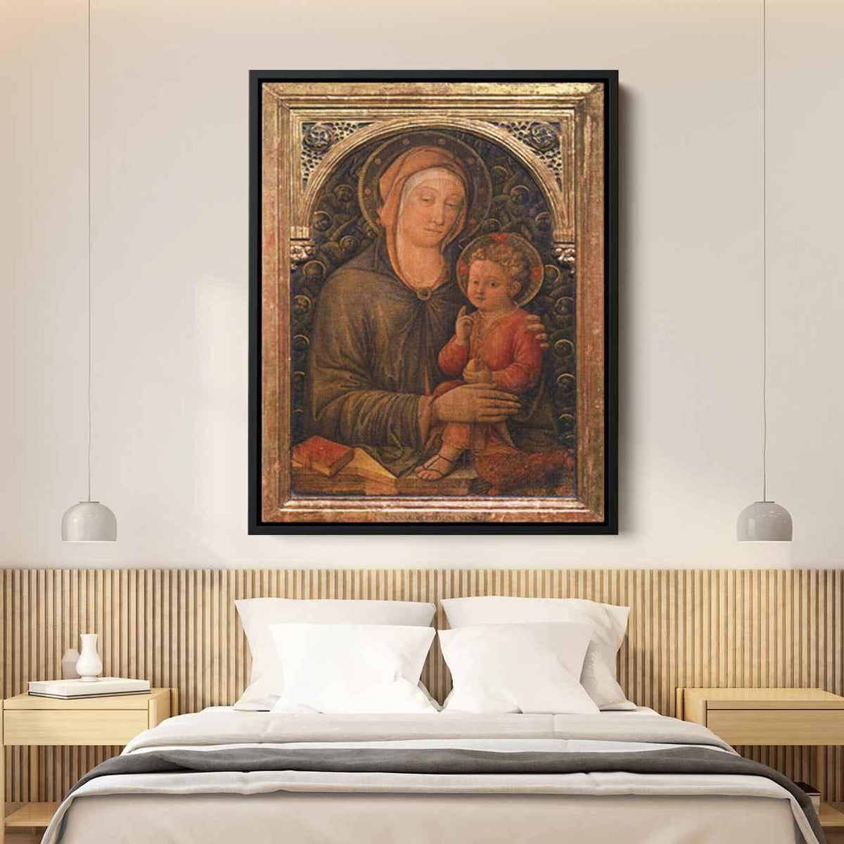 Virgin with Childby Jacopo Bellini Canvas Print
