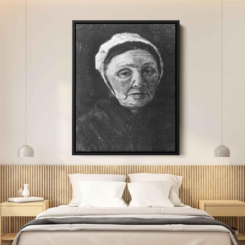 Woman with White Bonnet, Sien's Mother Canvas Print