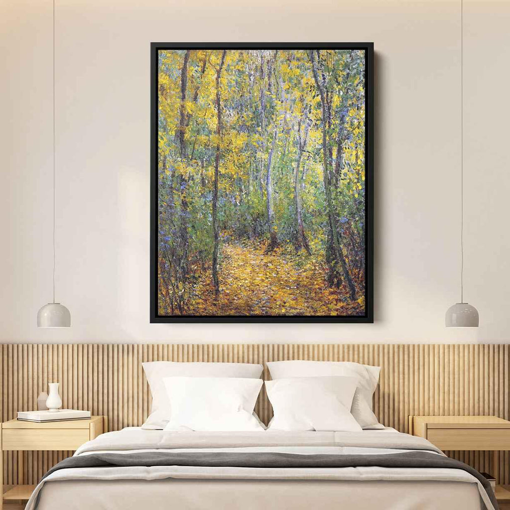 Wood Laneby Claude Monet Canvas Print