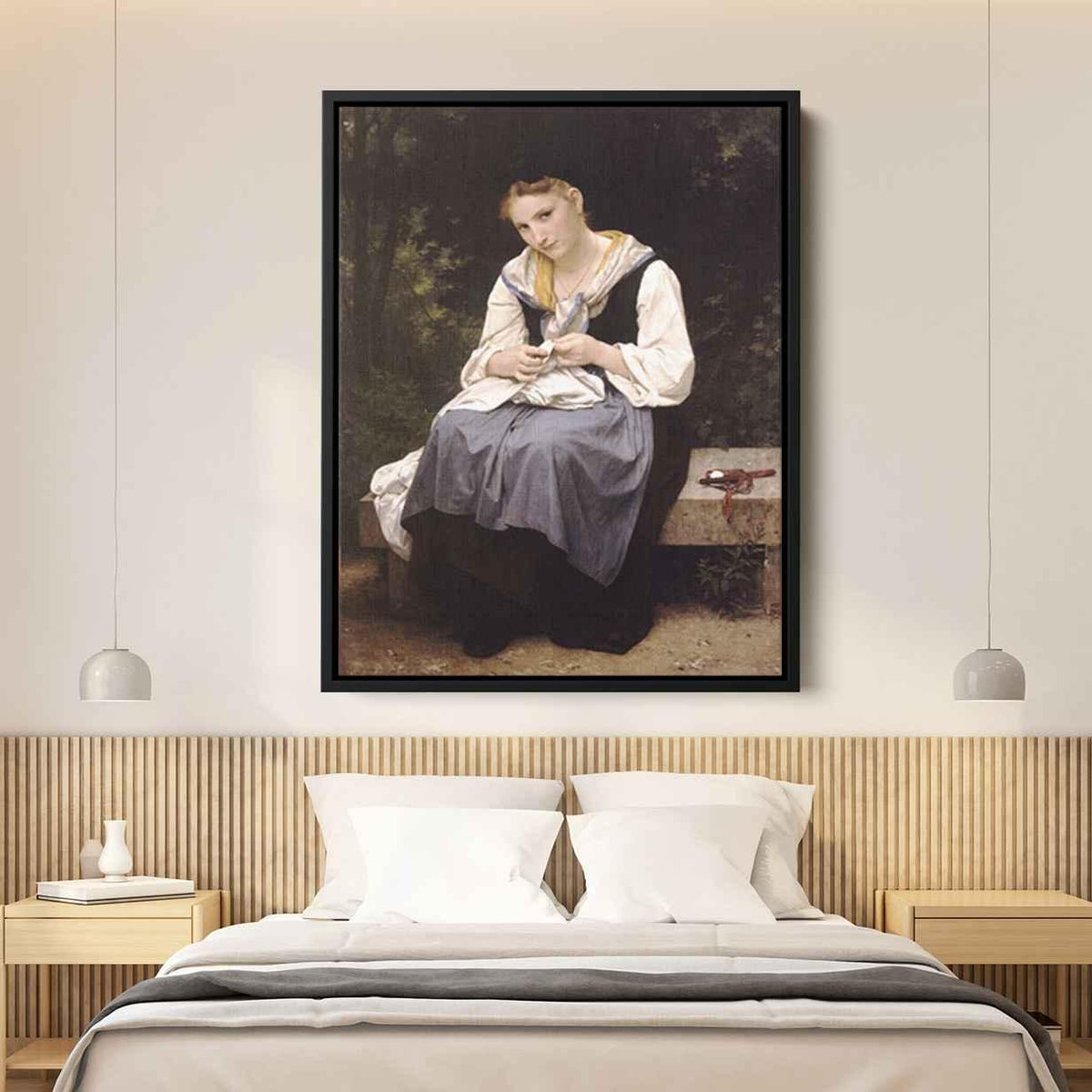 Young Workerby William-Adolphe Bouguereau Canvas Print