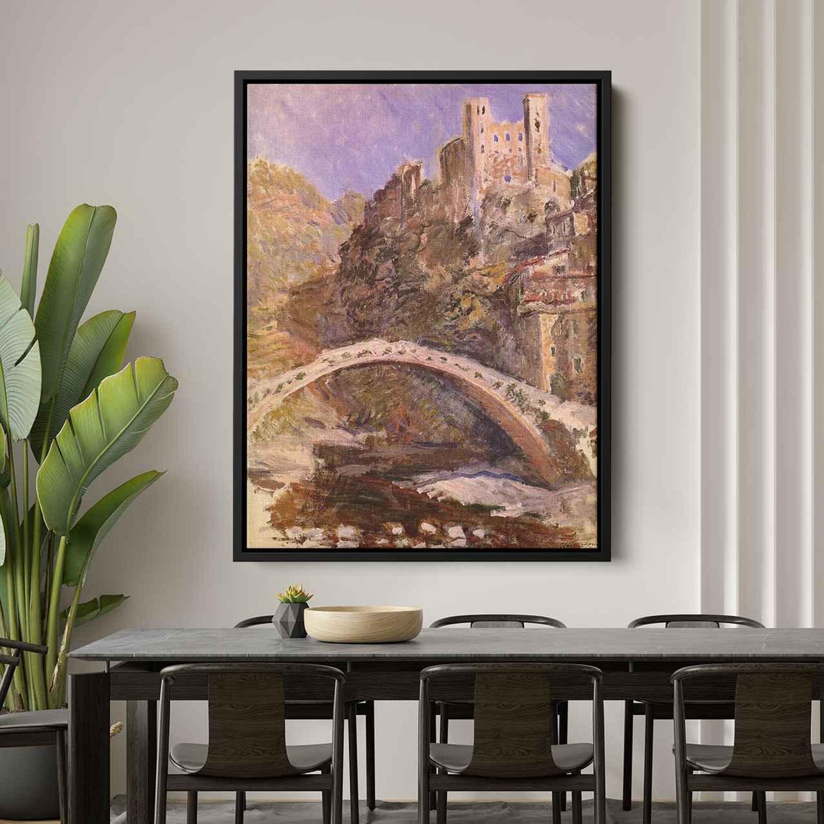 The Castle of Dolceacquaby Claude Monet Canvas Print