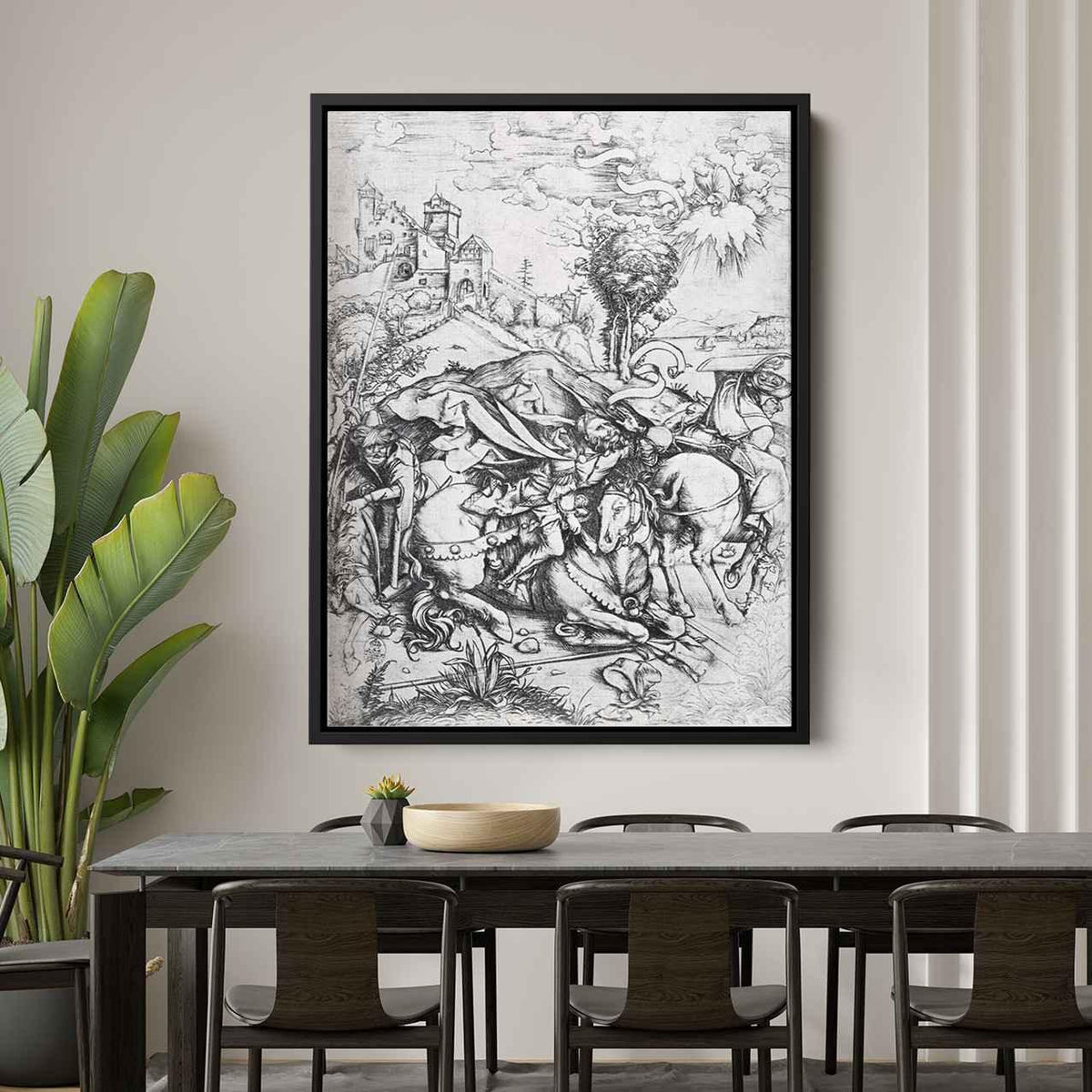 The Conversion Of St. Paulby Albrecht Durer Canvas Print