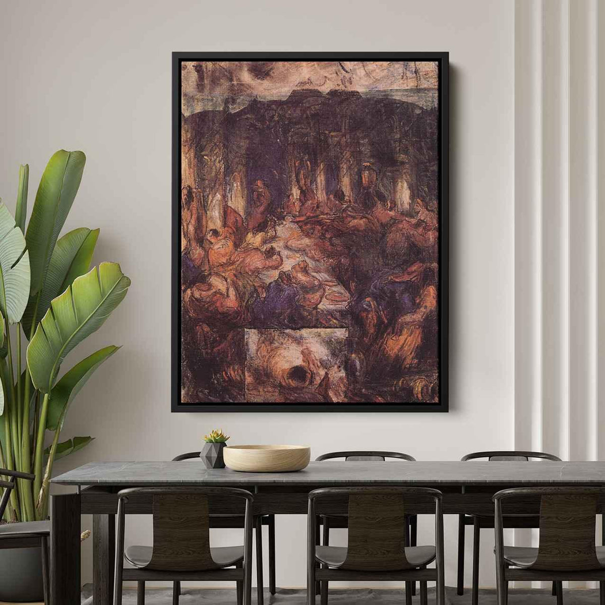 The Feastby Paul Cezanne Canvas Print