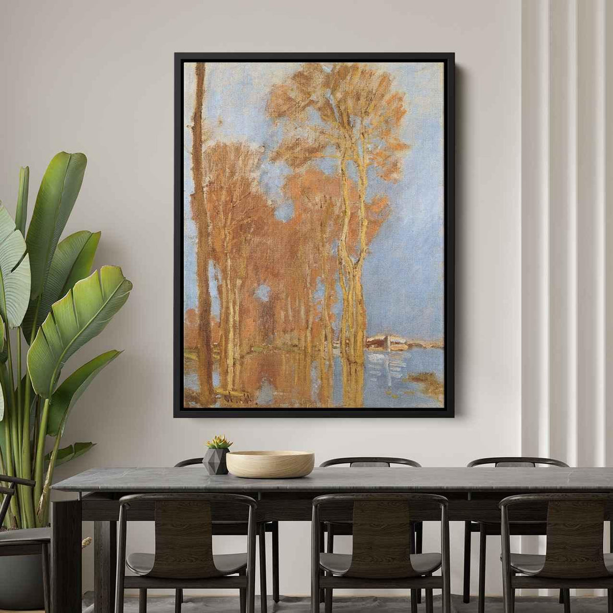 The Floodby Claude Monet Canvas Print