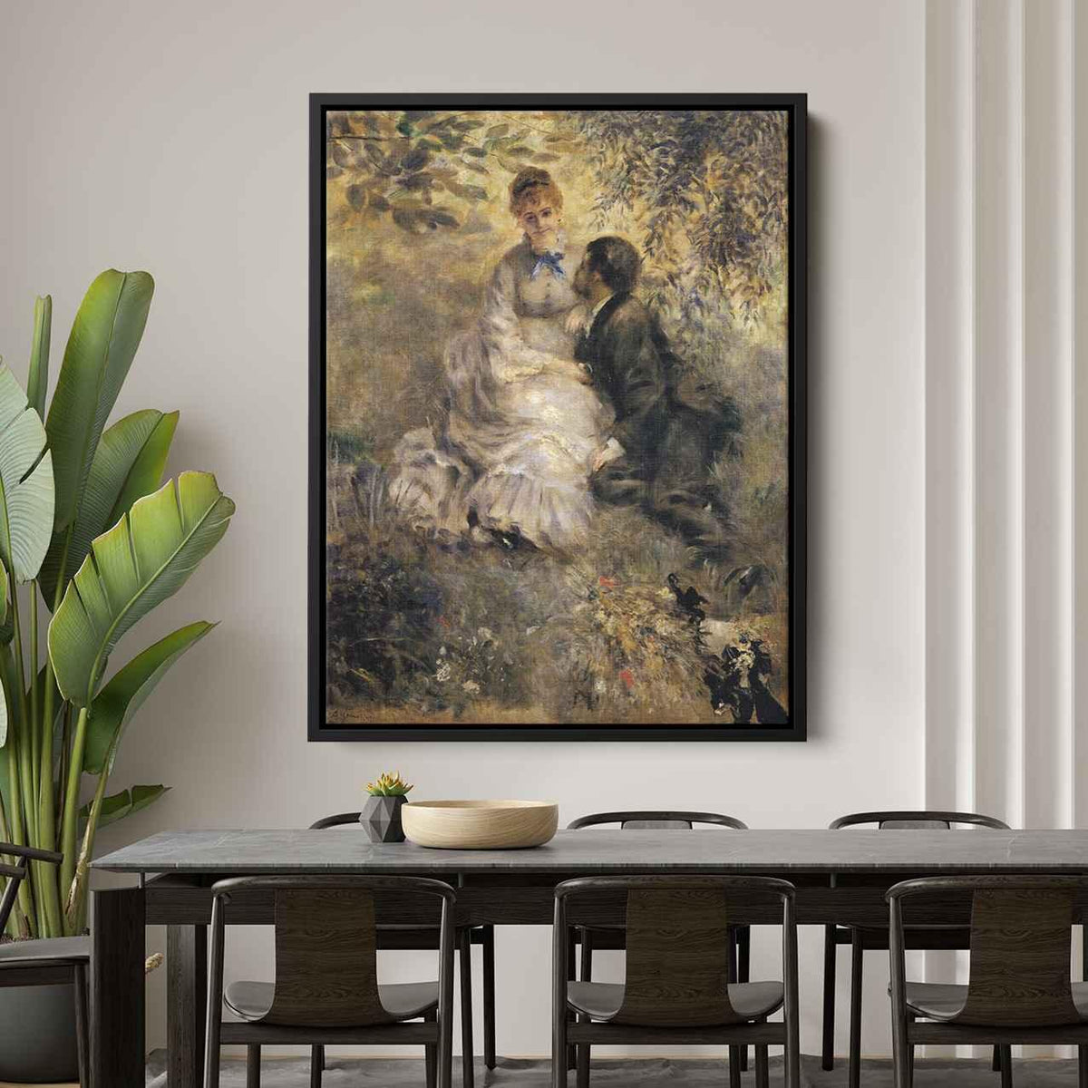 The Loversby Pierre-Auguste Renoir Canvas Print