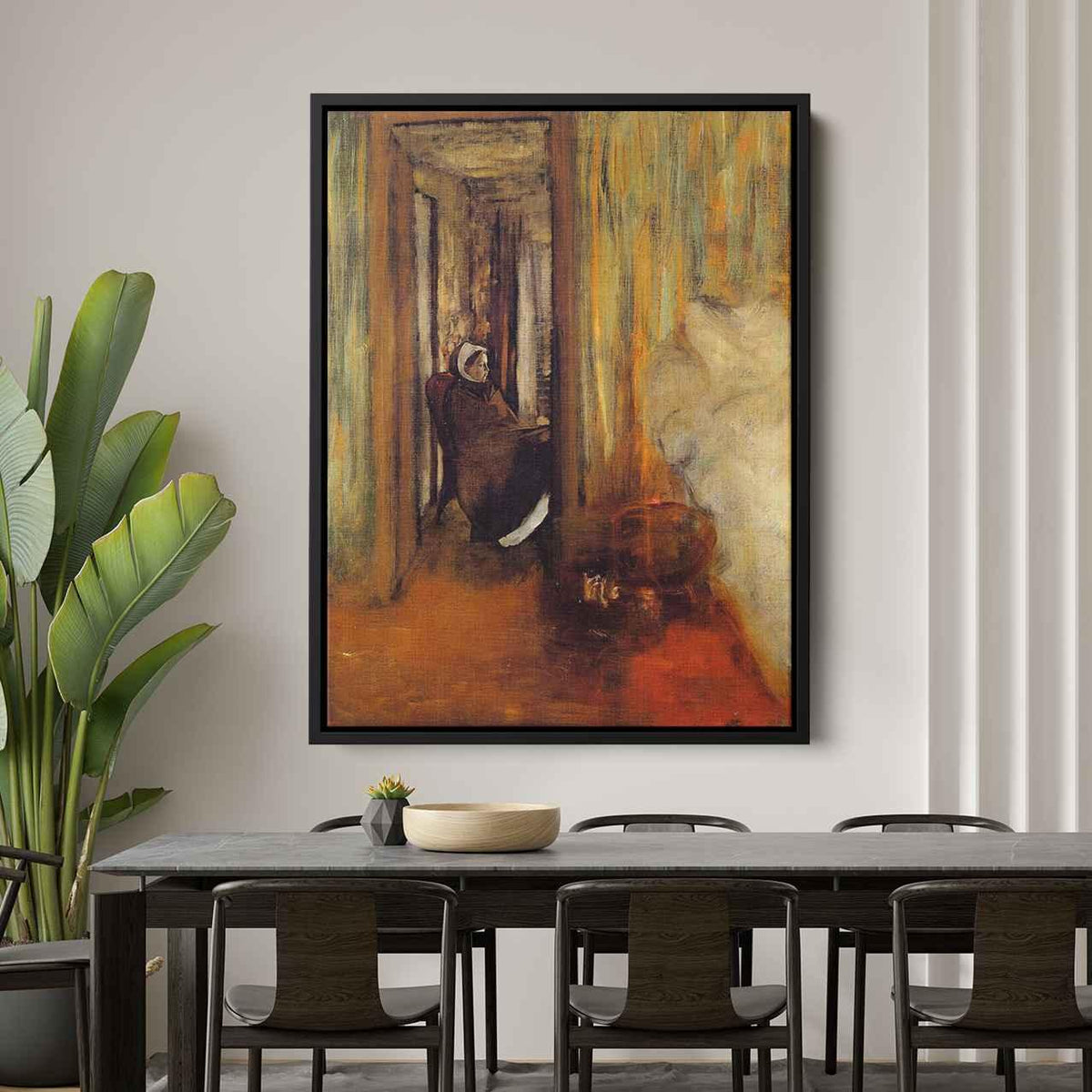 The Nurseby Edgar Degas Canvas Print