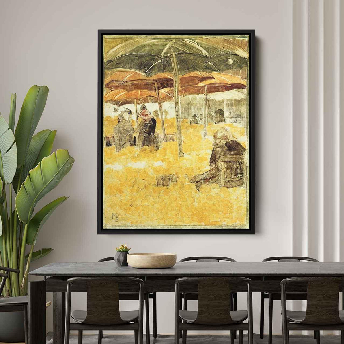 The Orange Marketby Maurice Prendergast Canvas Print