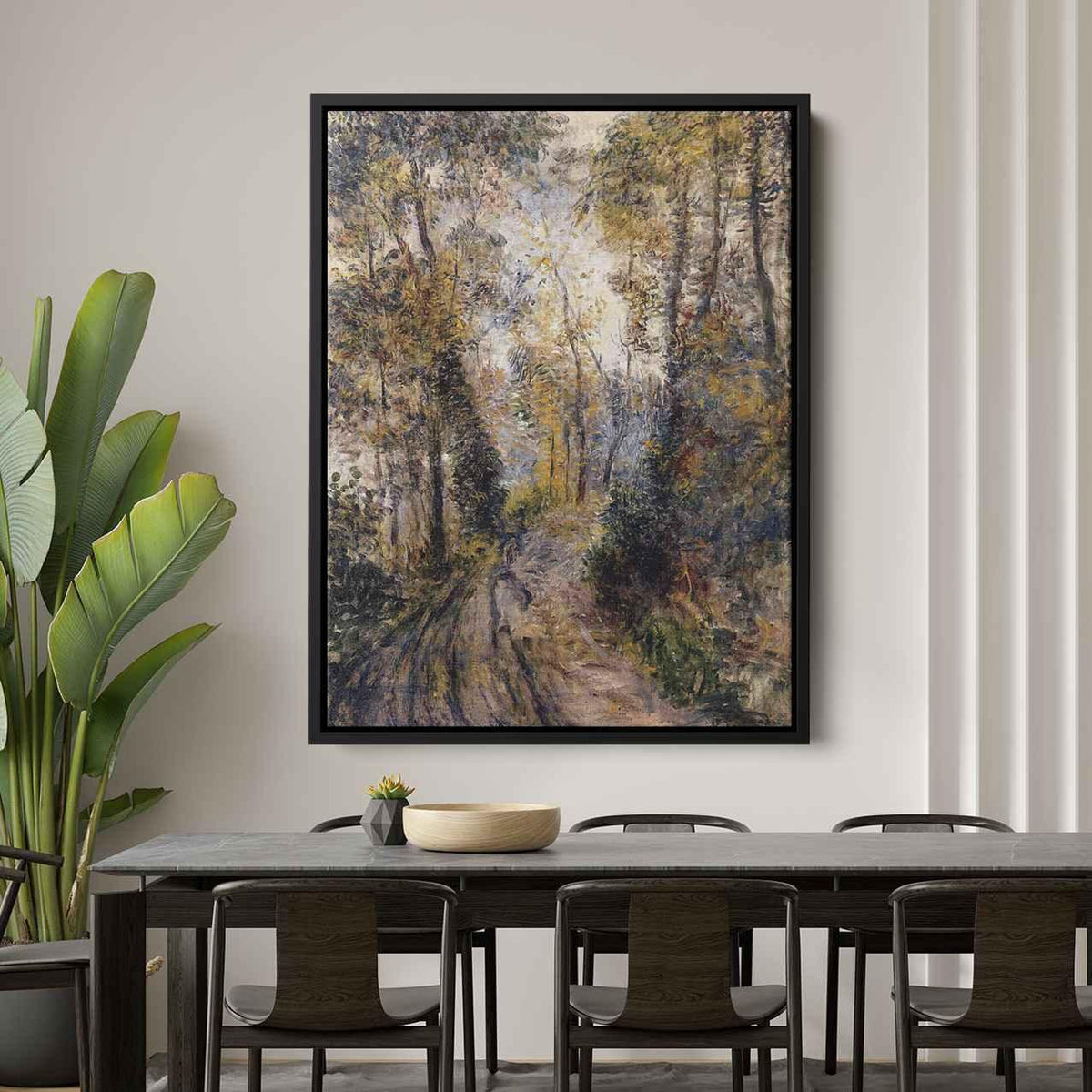The Path through the Forestby Pierre-Auguste Renoir Canvas Print