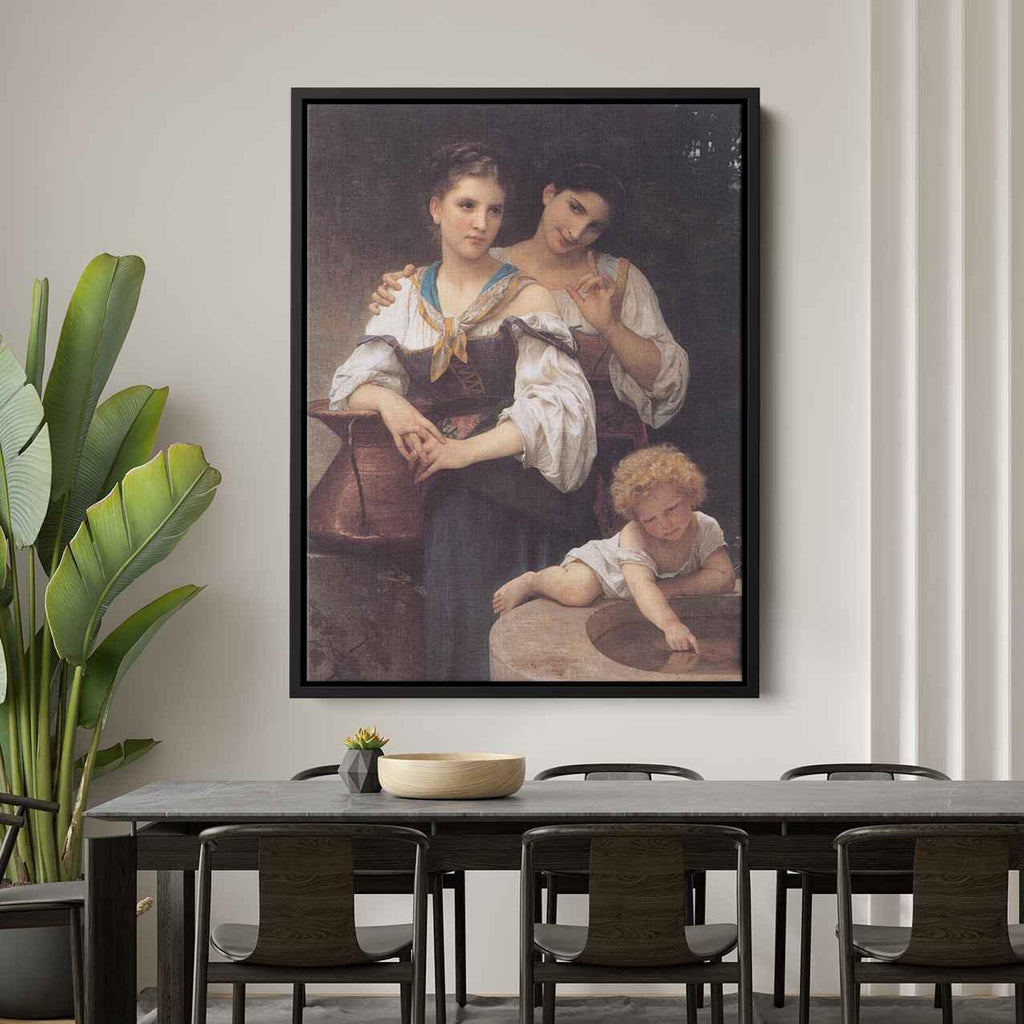 The Secretby William-Adolphe Bouguereau Canvas Print