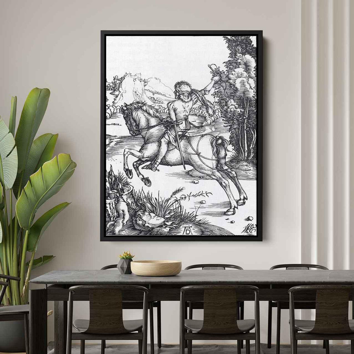 The Small Courierby Albrecht Durer Canvas Print