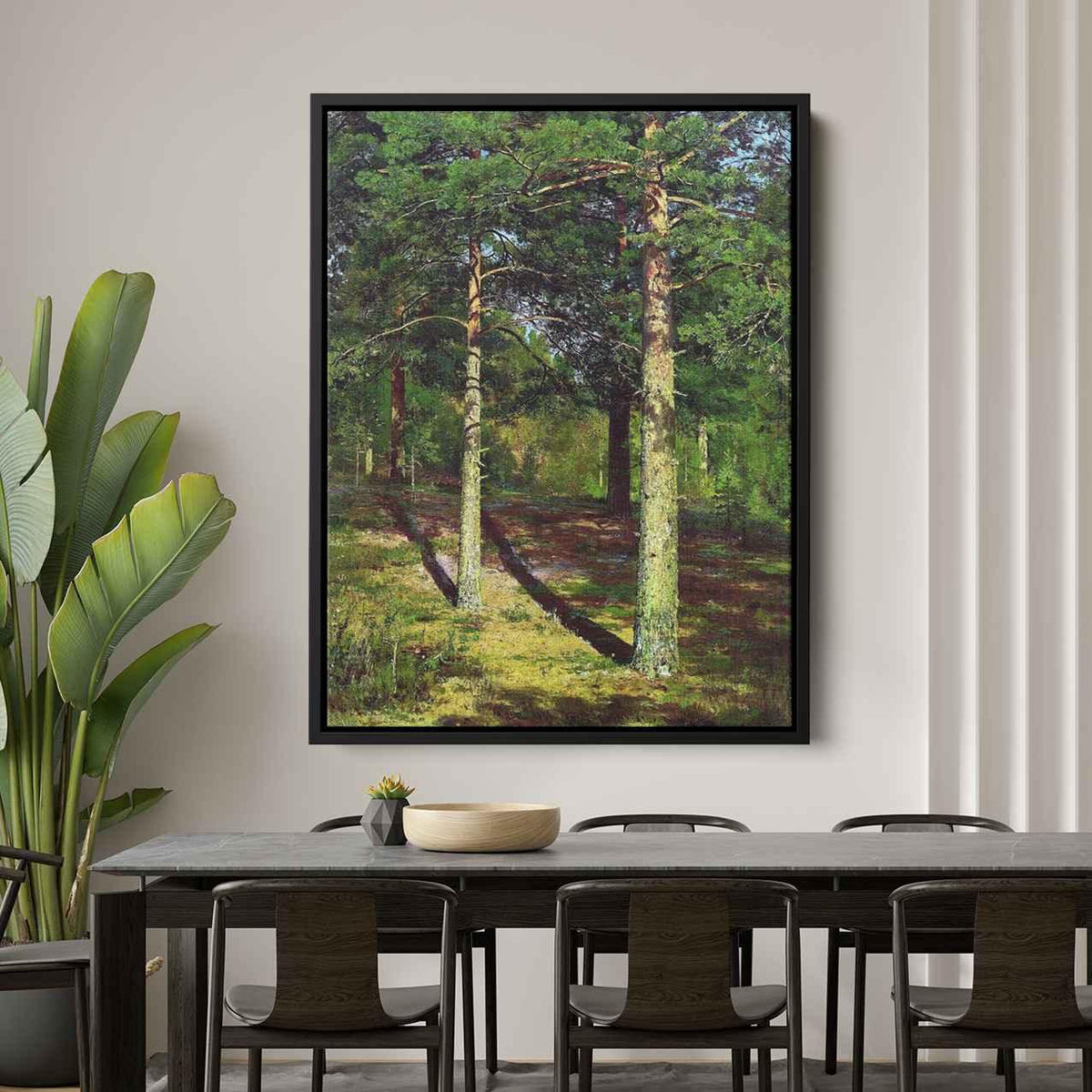 The Sun lit Pinesby Ivan Shishkin Canvas Print