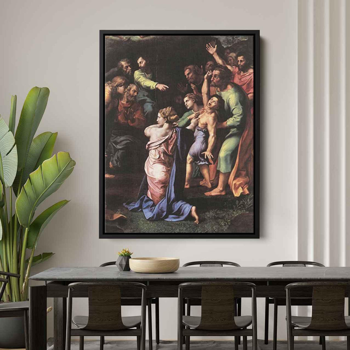 The Transfiguration (detail)by Raphael Canvas Print