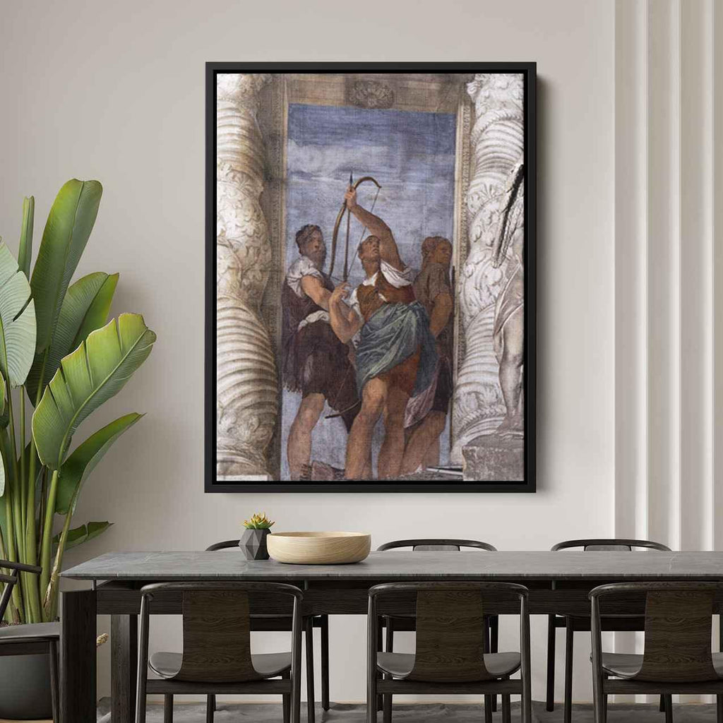 Three Archersby Paolo Veronese Canvas Print