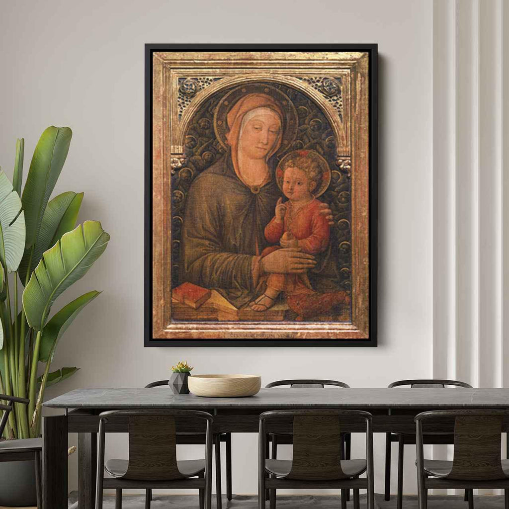 Virgin with Childby Jacopo Bellini Canvas Print
