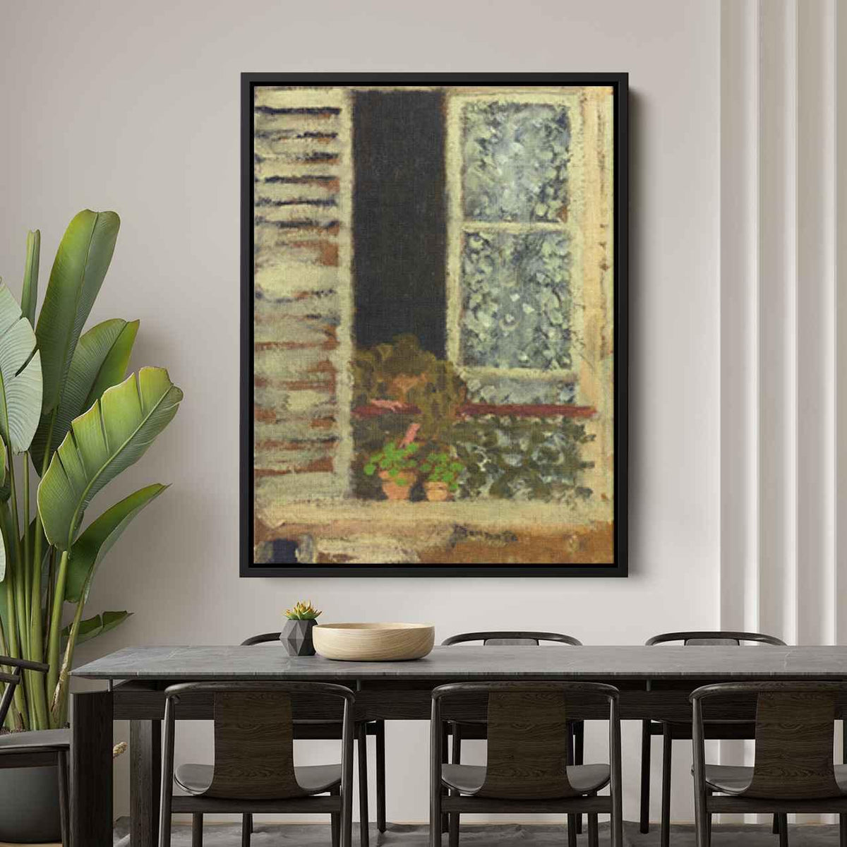 Woman at Her Windowby Pierre Bonnard Canvas Print