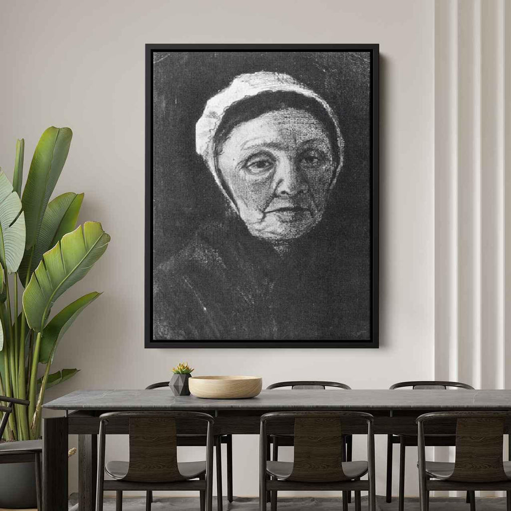 Woman with White Bonnet, Sien's Mother Canvas Print