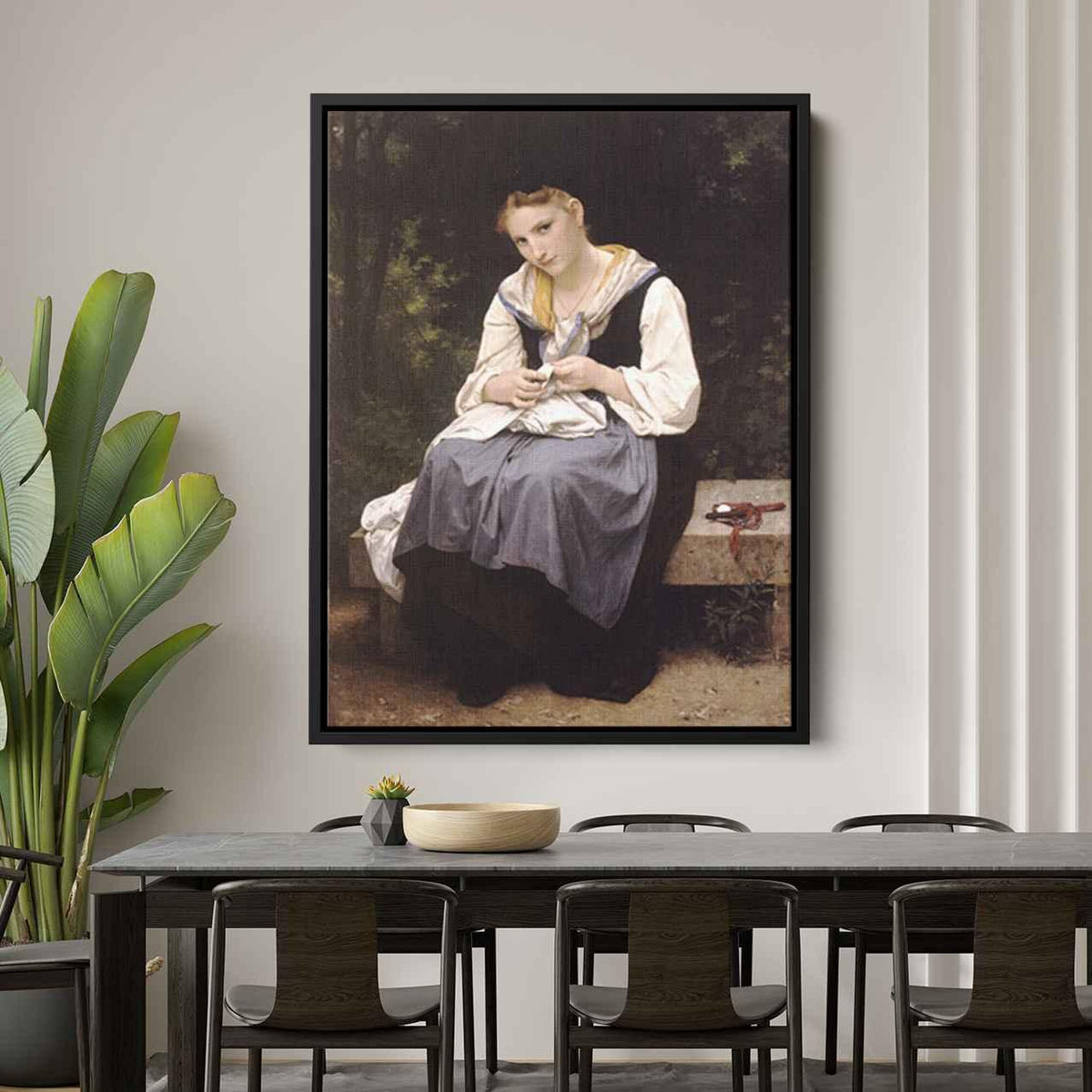 Young Workerby William-Adolphe Bouguereau Canvas Print