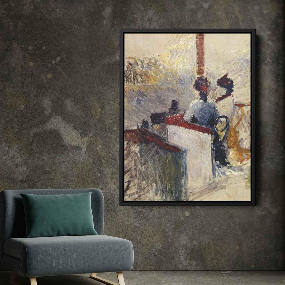 The Boxby Henri de Toulouse-Lautrec Canvas Print