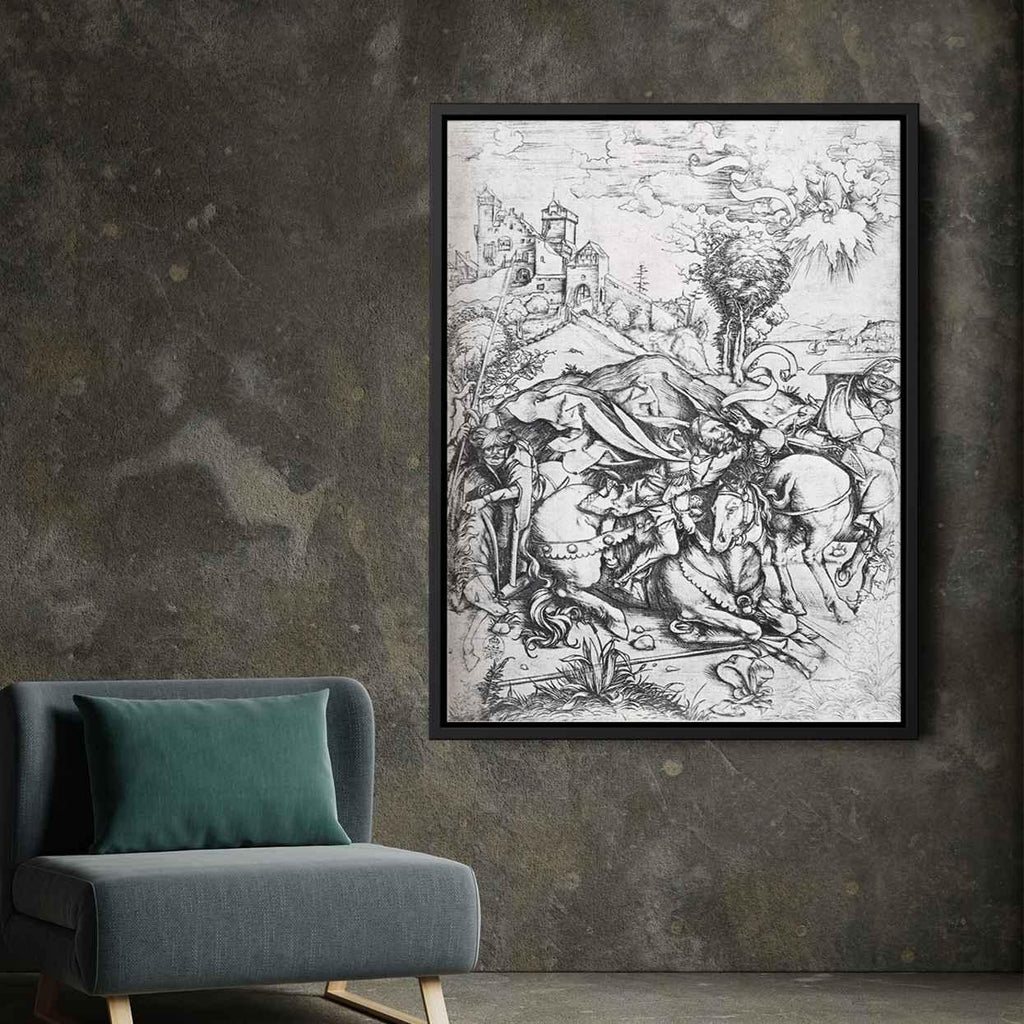 The Conversion Of St. Paulby Albrecht Durer Canvas Print