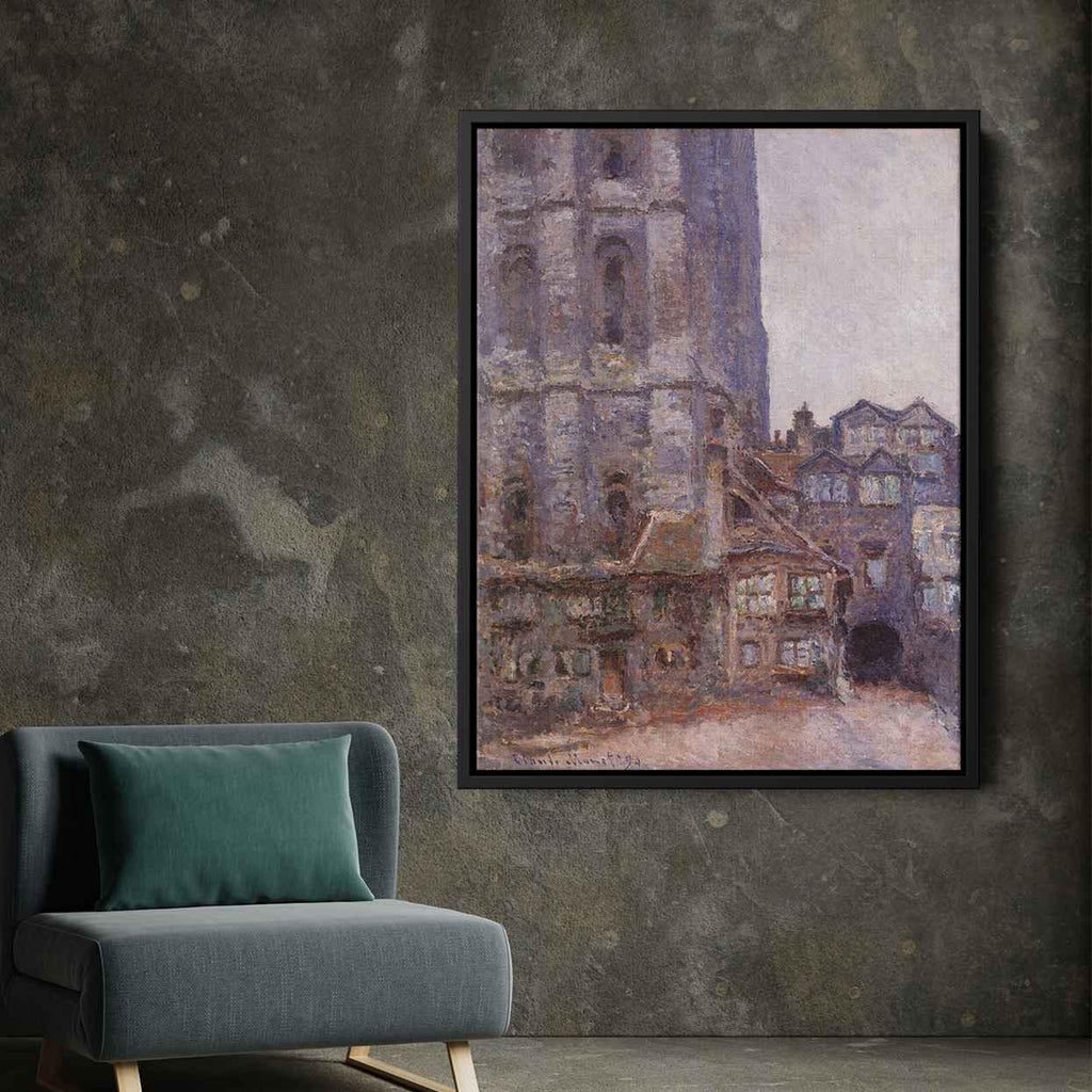The Cour d'Albane, Grey Weather Canvas Print