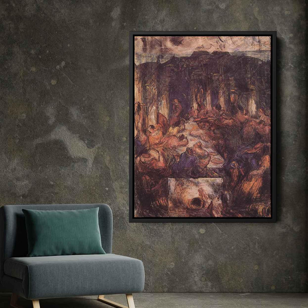 The Feastby Paul Cezanne Canvas Print