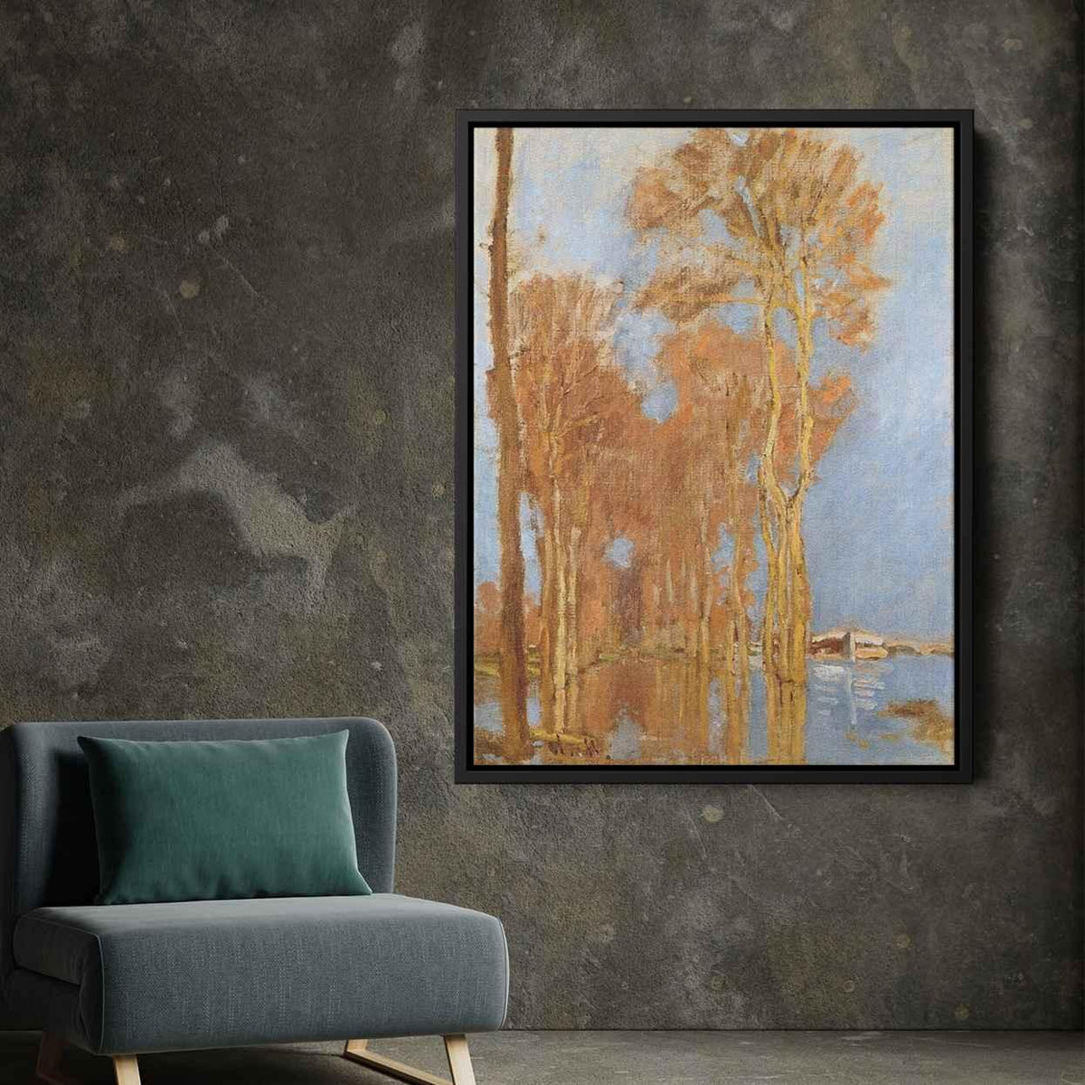 The Floodby Claude Monet Canvas Print