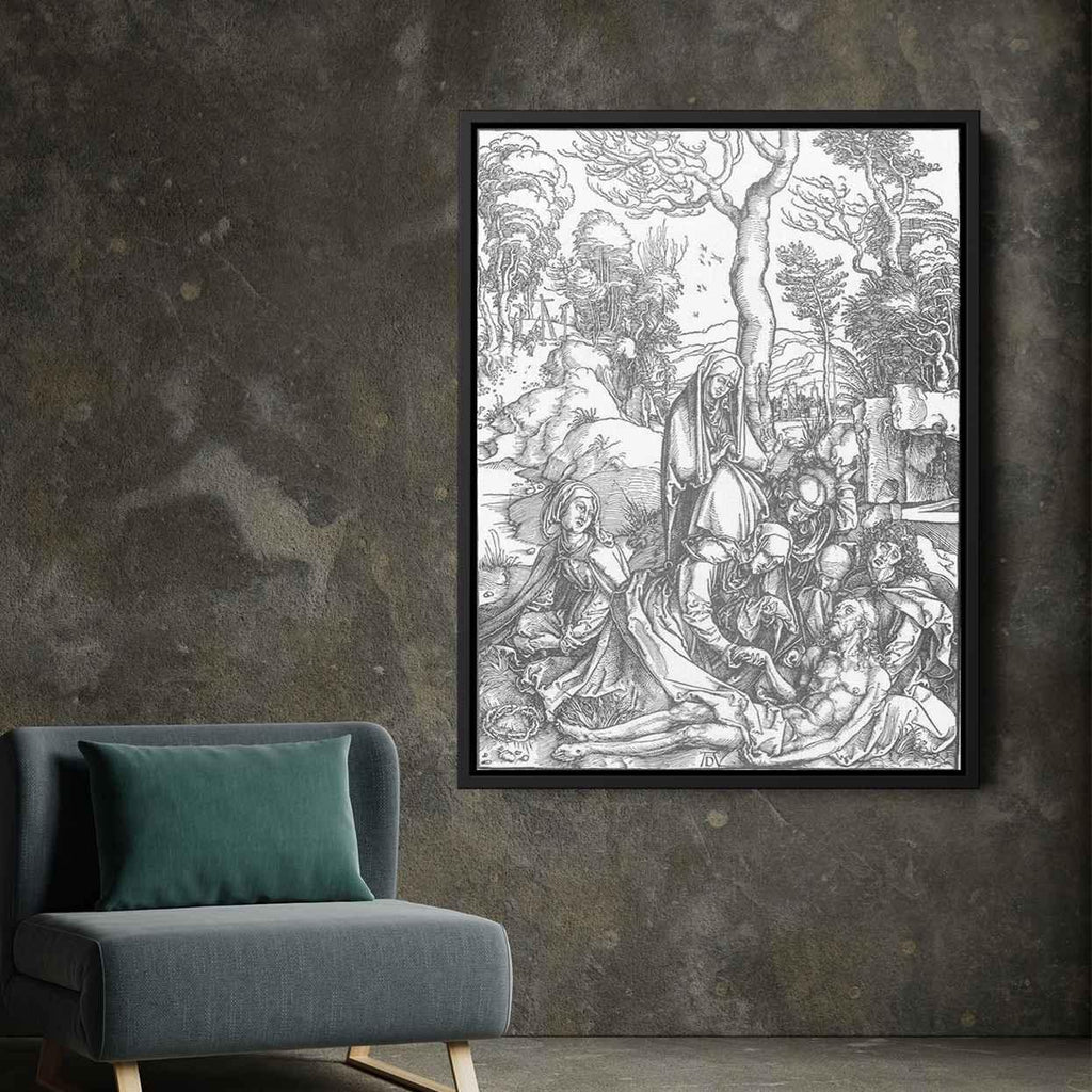 The Lamentation for Christby Albrecht Durer Canvas Print