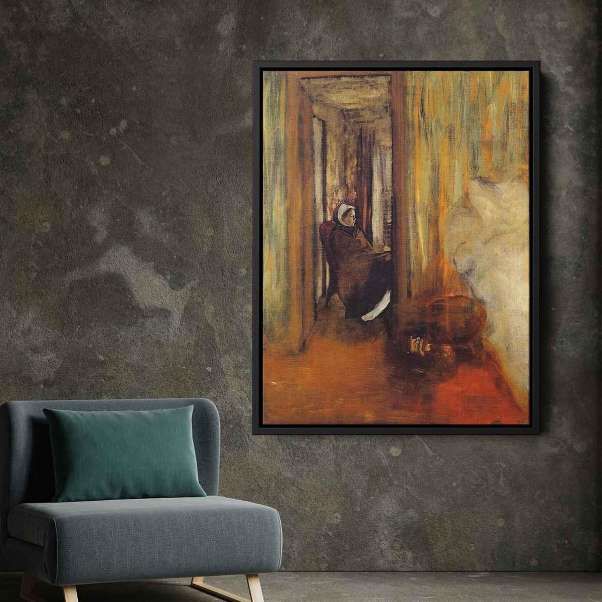 The Nurseby Edgar Degas Canvas Print