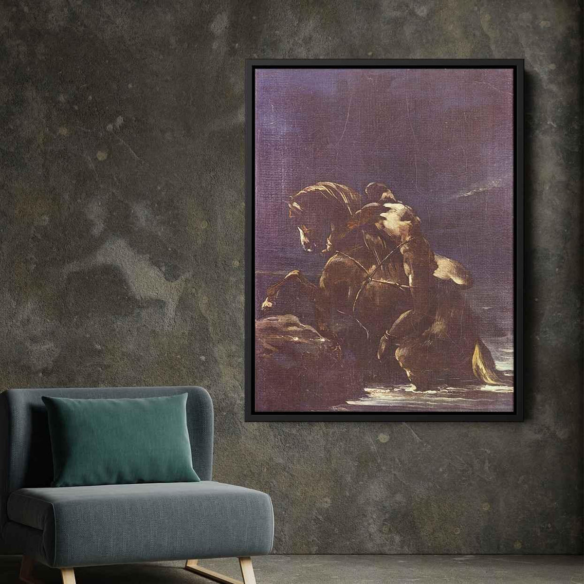 The Page Mazeppaby Théodore Géricault Canvas Print