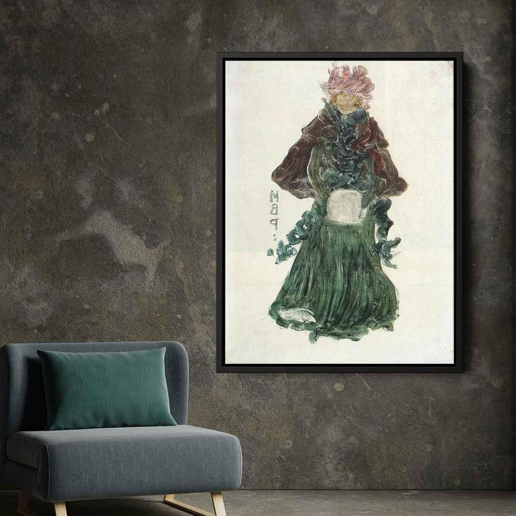 The Red Capeby Maurice Prendergast Canvas Print