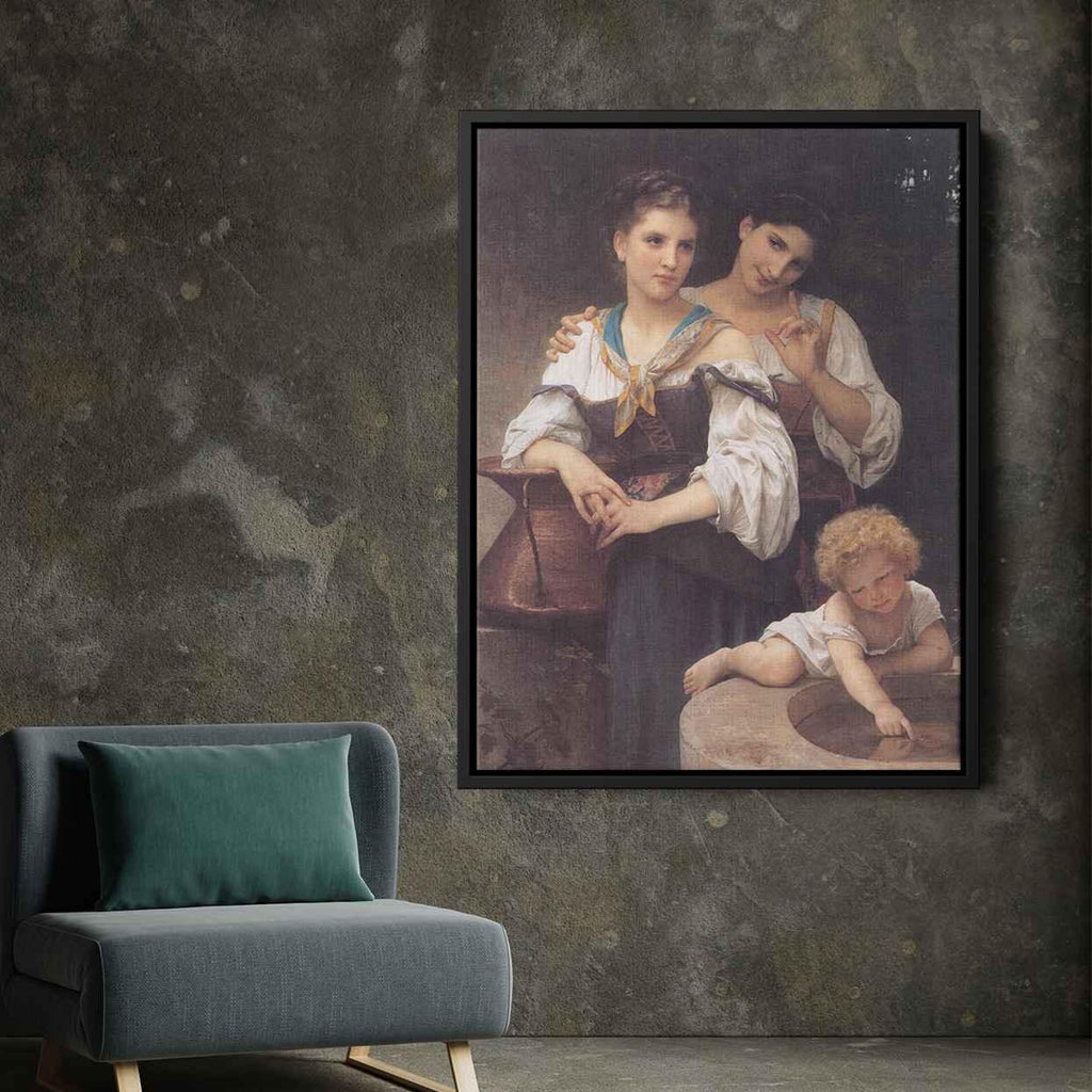 The Secretby William-Adolphe Bouguereau Canvas Print