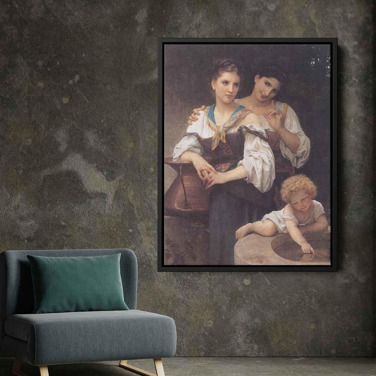 The Secretby William-Adolphe Bouguereau Canvas Print