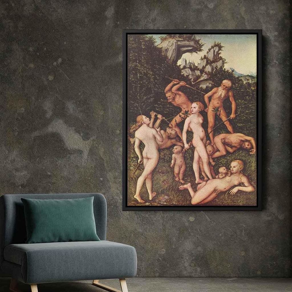 The Silver Ageby Lucas Cranach the Elder Canvas Print