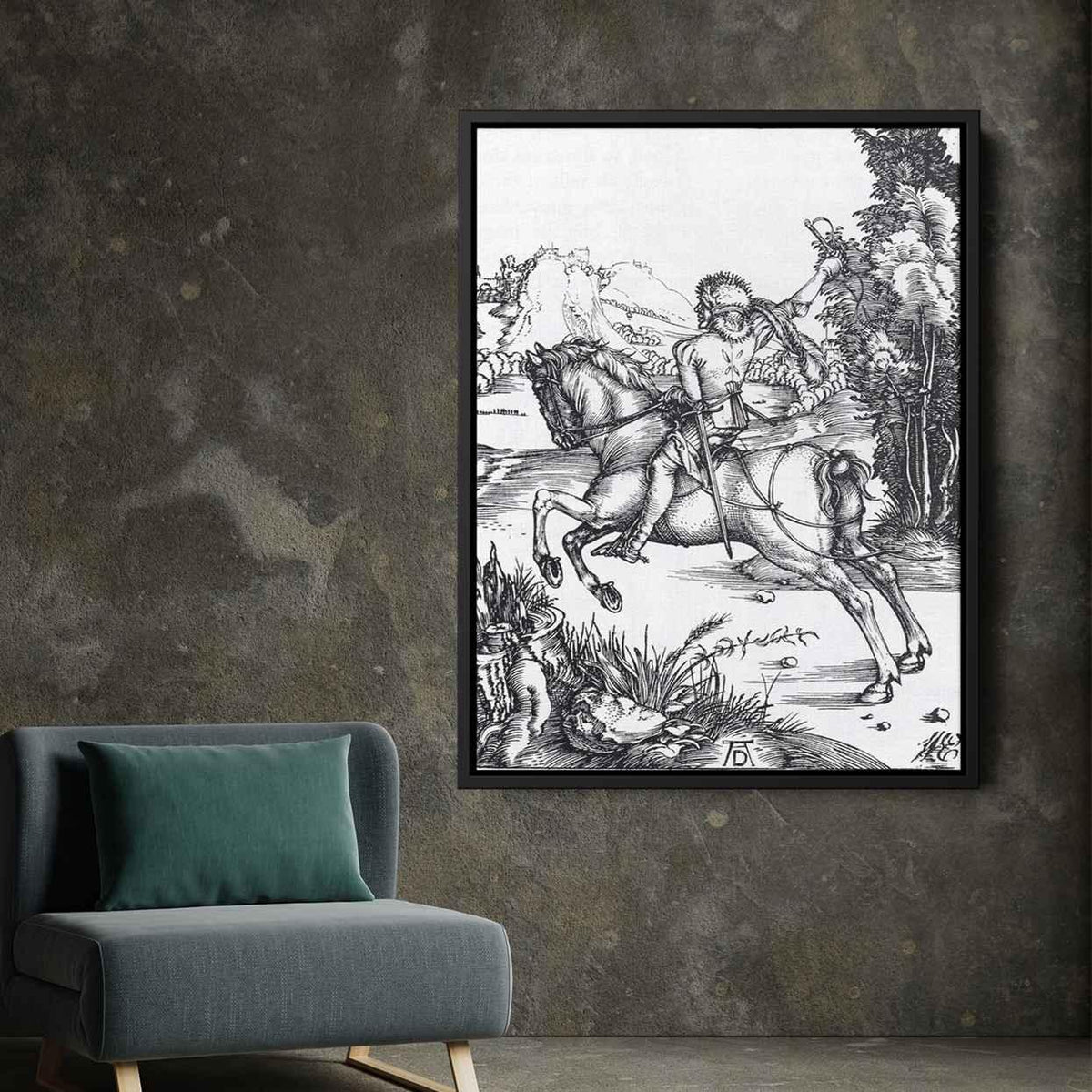 The Small Courierby Albrecht Durer Canvas Print