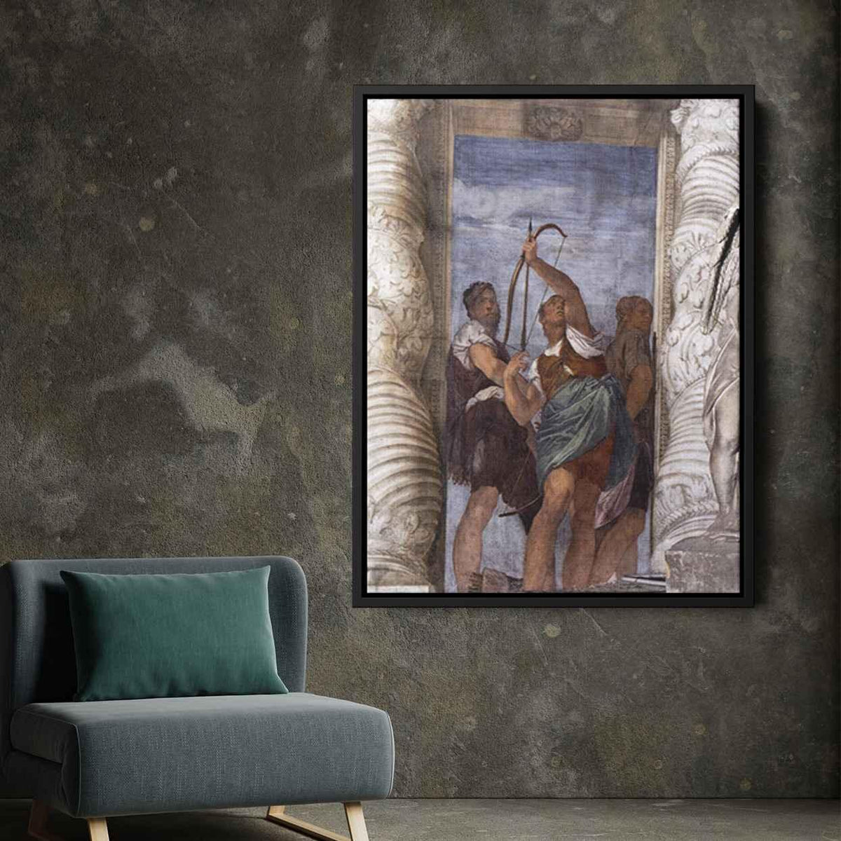 Three Archersby Paolo Veronese Canvas Print