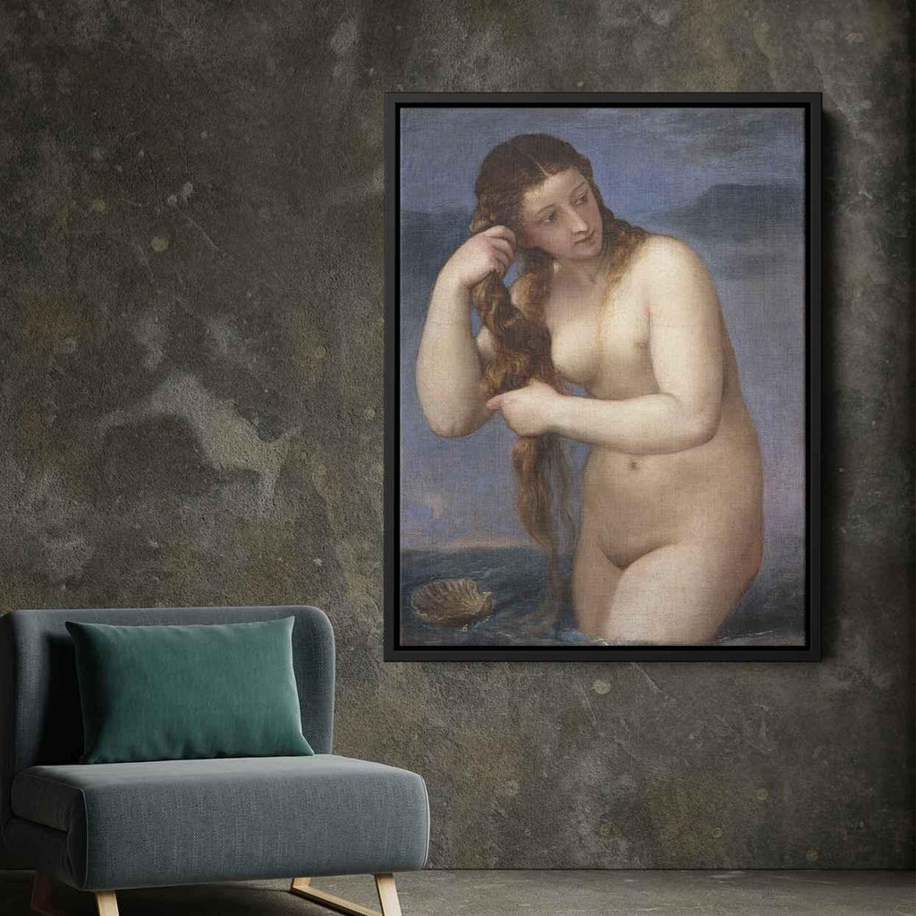 Venus Anadyomeneby Titian Canvas Print