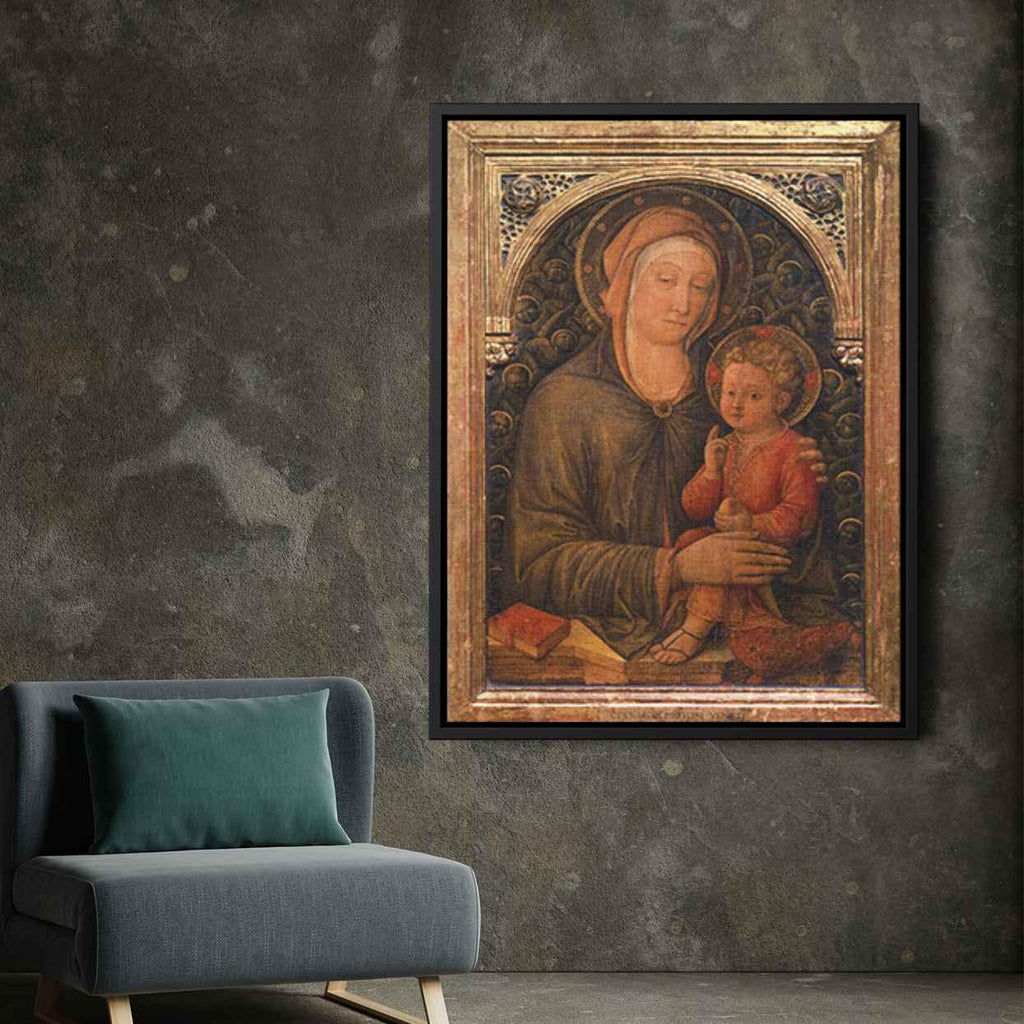 Virgin with Childby Jacopo Bellini Canvas Print