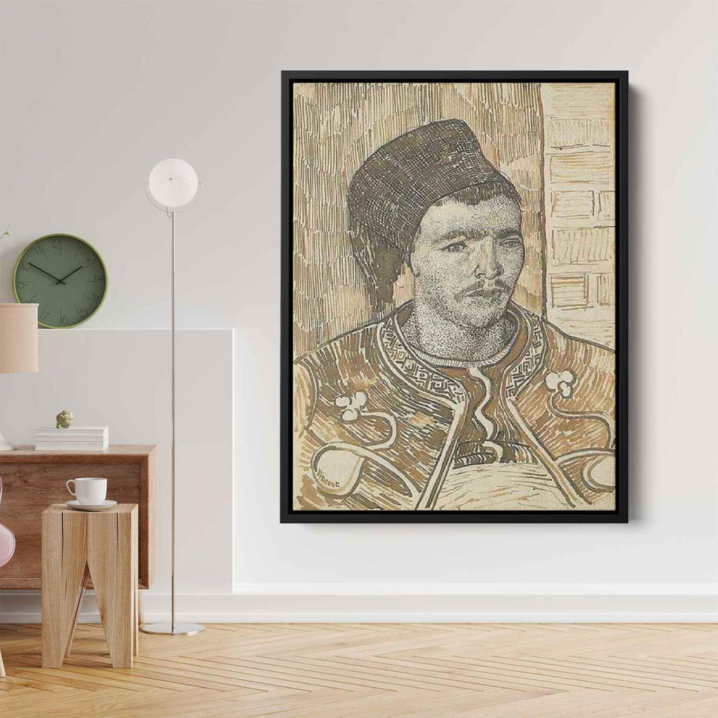 Zouave, Half-Figure Canvas Print