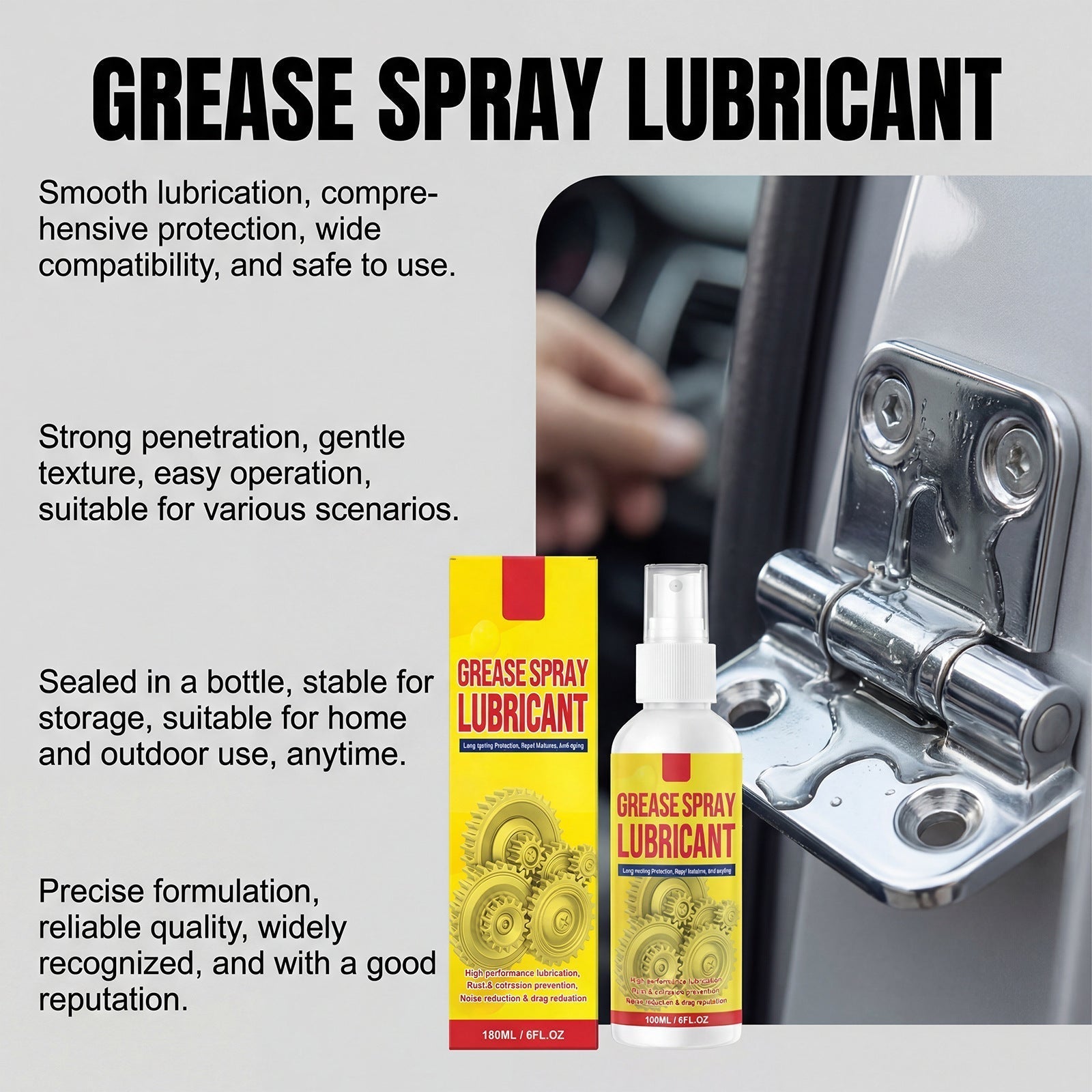 Limited-time 49% off⏰Anti-Rust Lubricant Spray & Rust Remover