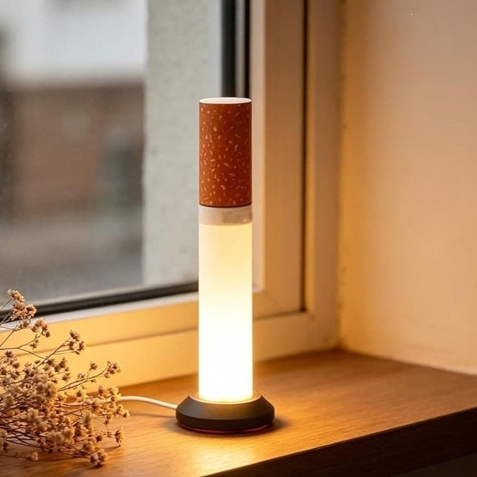 🚬 Cigarette Tube Shaped Style Floor Lamp | Retro Industrial Novelty Ambient Light