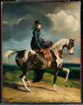 Horsewoman by Théodore Géricault - Oil Painting canvas print