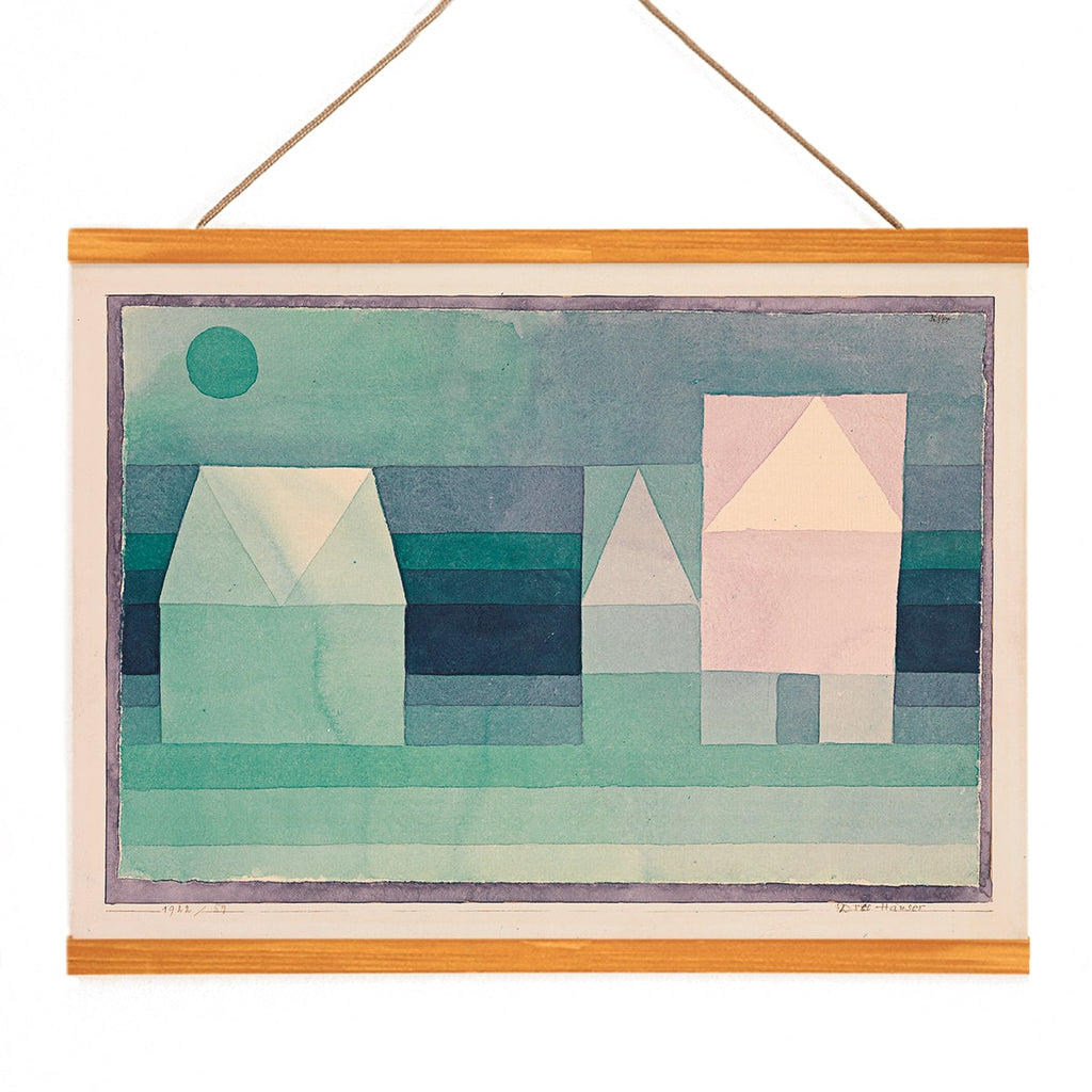 Trois maisons Canvas Print
