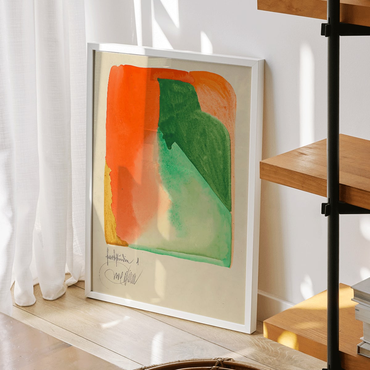 Farbstudien, 10 Blätter I Canvas Print